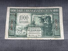 1000 markių Ost banknotas 1918 m.
