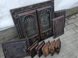 Autentiškos židinio durelės