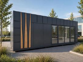 Modernus biuro modulis 24 m² Paruoštas išvežimui