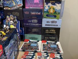 Pokemon kortelės, sealed, One Piece figūrėlės