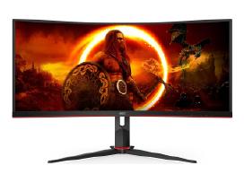 Monitorius Aoc Cu34g2xp/bk 34" Wqhd Va 180hz 430cd