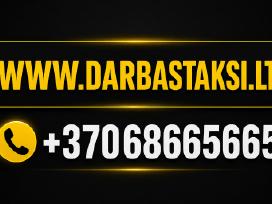 Taksi vairuotojo darbas Vilniuje ir Panevėžyje