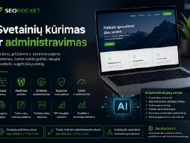 Svetainių kūrimas, priežiūra ir administravimas