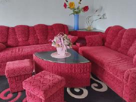 Svetainės kampas/sofa su miegamąja dalimi