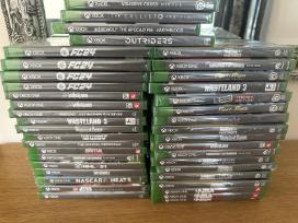 Didelis kiekis xbox one ir series x žaidimų