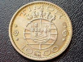 10 eskudų 1964m. Timoras sidabras unc.