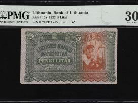 Retas banknotas į jūsų kolekciją 5 litai !