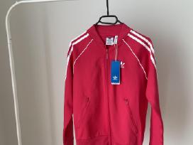 Adidas moteriškas tamsiai rožinis džemperis