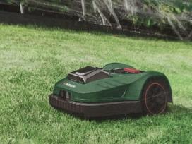 Nauja žoliapjovė robotas Parkside