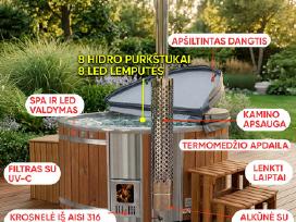 Kubilas su masažu ir LED, 2m. garantija. Atvežame