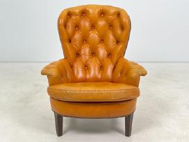 Odinis chesterfield stiliaus fotelis