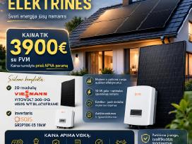 Akcija Saulės Elektrinei – Tik 3900 € Su PVM!