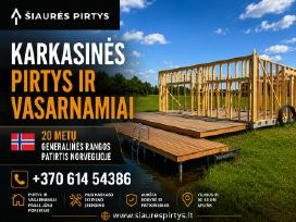 Karkasinių pirčių ir vasarnamių statyba