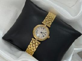 Cartier Panthere laikrodis 18k aukso su deimantais