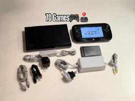Modded! Nintendo Black Wii U 500gb HDD + 64gb msd