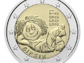 Estijos 2€ Sipsik 2026 ir kitos monetos