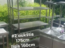 Parduodamos nerūdijančio plieno lentynos