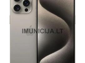 iPhone 15 Pro 128gb + 3 mėn. garantija