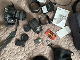 Nikon D3400 + Af-s 18-105 Kit + Nikkor Lens 85 mm