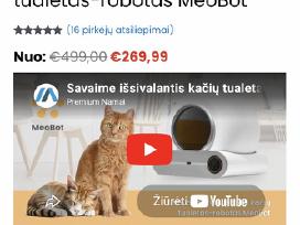 Automatis kačių tualetas