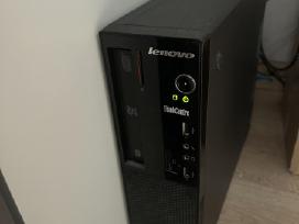 Lenovo kompiuteris ir Dell monitorius