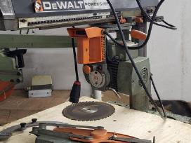 Dewalt Dw125 radialinės pjovimo staklės.