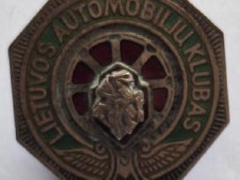 Ženklas Lietuvos automobiliu klubas 1928-1988