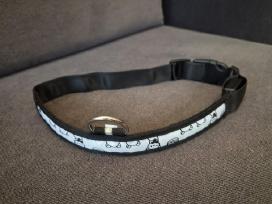 Šviečiantis antkaklis šuniui, apie 60 cm