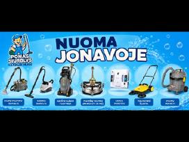 Plaunamo siurblio ir valymo įrangos nuoma
