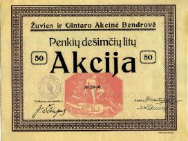 Akcija Žuvies ir gintaro Ab J. Šliūpas Palanga