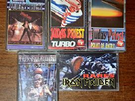 Judas Priest and Iron Maiden kasetės
