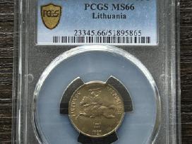 Lietuva 10 Centu 1925 Pcgs Ms66 Top Pop