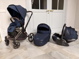 Cybex Priam V4 3in1 vežimėlis rose gold