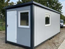 6x2.40 m container + WC, shower and kitchen