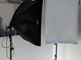 Softbox, apšvietimo rinkinis, studijinė lempa