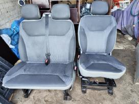 Opel vivaro priekinės sėdynės