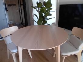 Ikea stalas su kėdėmis (kaip nauji)