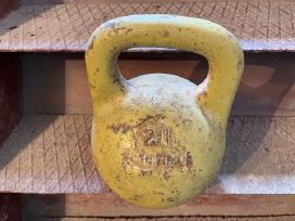 24kg gira ir hanteliai