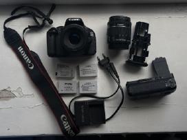 Canon 600d pilnas komplektas