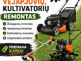 Remontas trimeriu, žoliapjovių, kultivatoriu