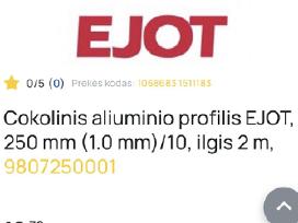 Cokolinis aliuminis profilis.