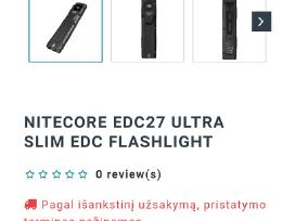Taktinis žibintuvelis saviginai Nitecore Edc27