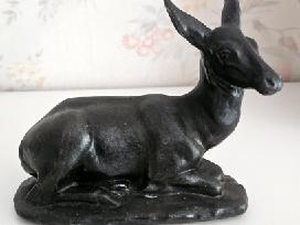 Metalinė skulpturėlė "stirna"