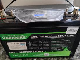Varicore 12v Lifepo4 180ah akumuliatorius+krovikli