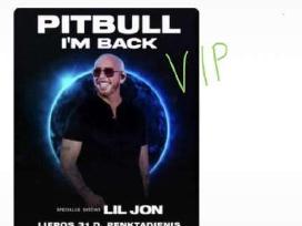 Pitbull VIP 2 bilietai
