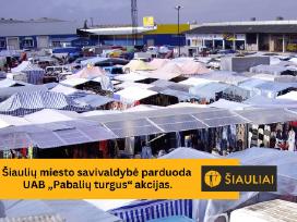 Parduodamos 100 proc. UAB "Pabalių turgus" akcijos