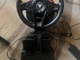 Thrustmaster vairas su pedalais