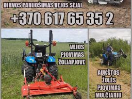 Žolės pjovimas, pievų mulčiavimas ir kt. Klaipėda
