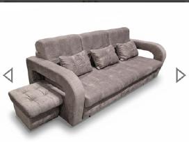 Parduodama 2 metus naudota sofa-lova su pufu
