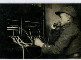 Foto 1930 kariuomenės ryšininkas Marijampolė